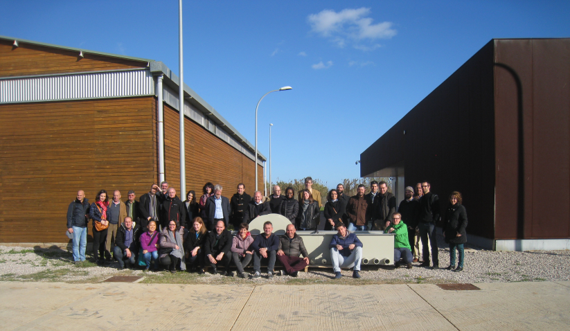 Group visit to Agrópolis on the second day of the Technical Meeting in Barcelona.